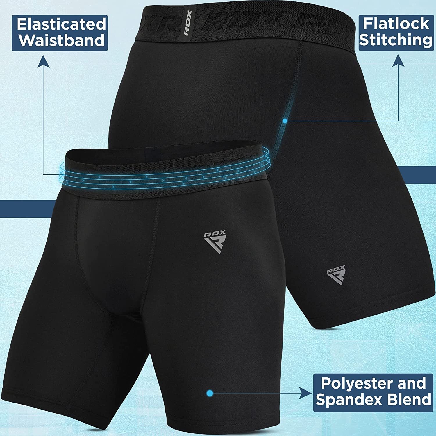 Thermal Compression Shorts by RDX, Thermal Shorts, Running Shorts, Running
